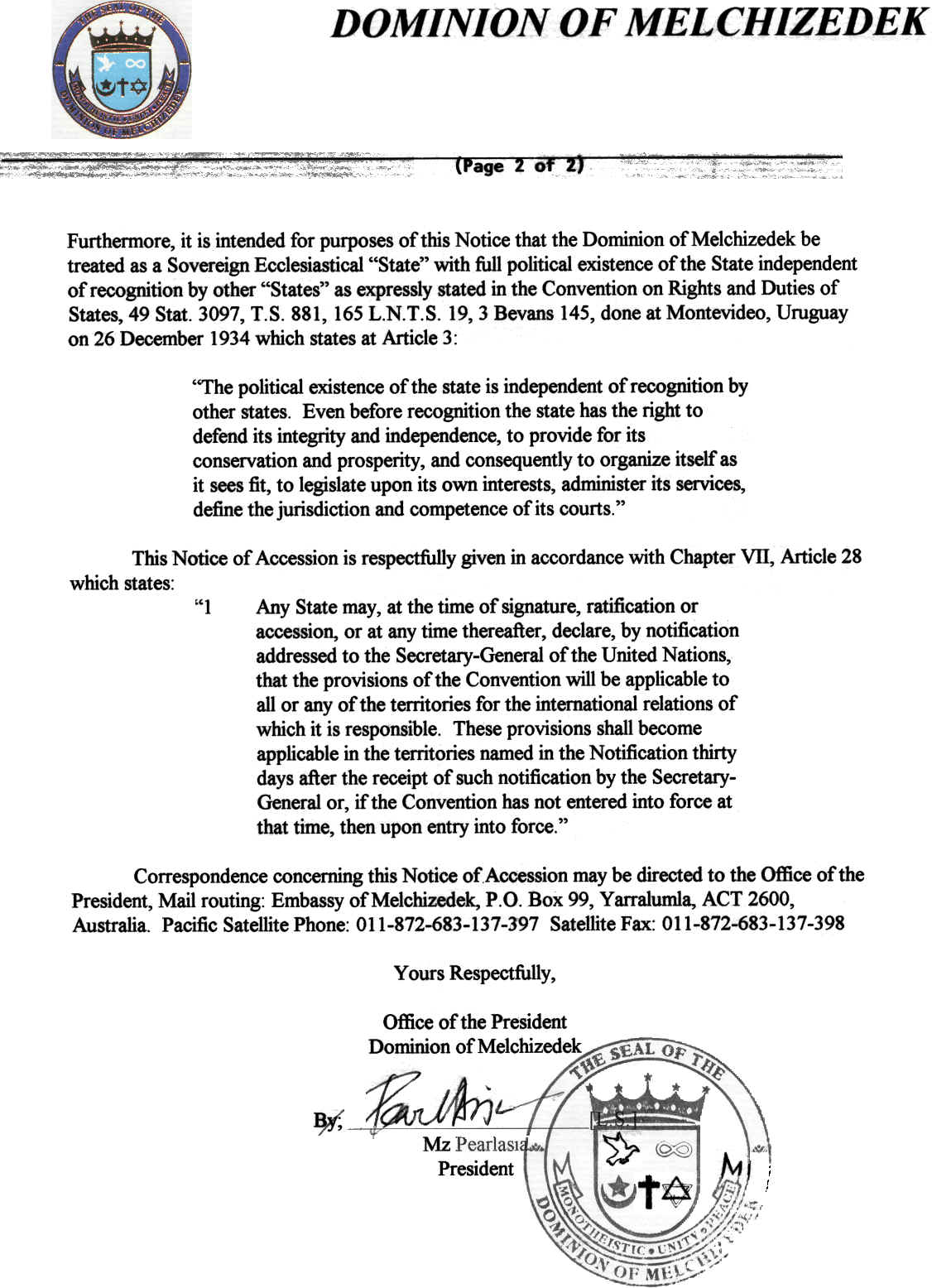 Letter of Accession July 27, 1999 Page 2.bmp (5259418 bytes)